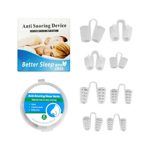 Kit Completo de Dilatadores Nasais Silicone e Plástico – PrimeSono ComfortAir Melhor Respiração