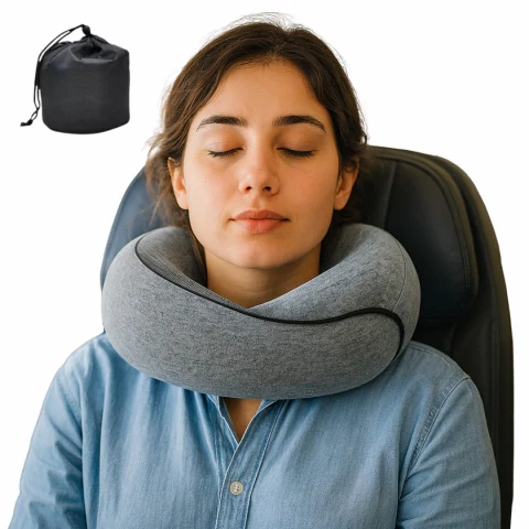 Almofada de Pescoço para Viagem Ortopédica – PrimeSono NeckTravel Conforto Total